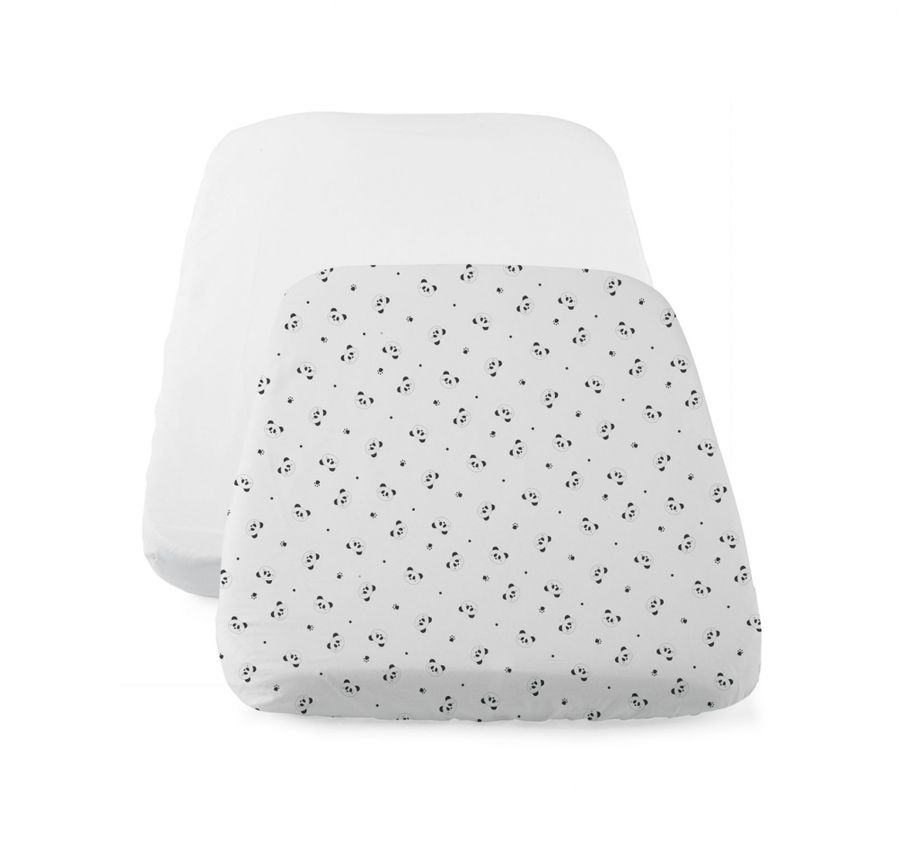 Set 2 piese patut Chicco Next2me Panda 0 luni+