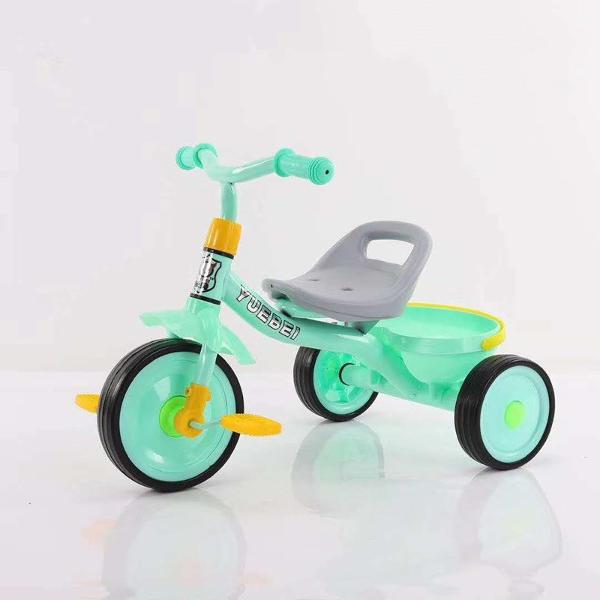 Tricicleta China roti plastic verde La Plimbare 2023-10-02 3
