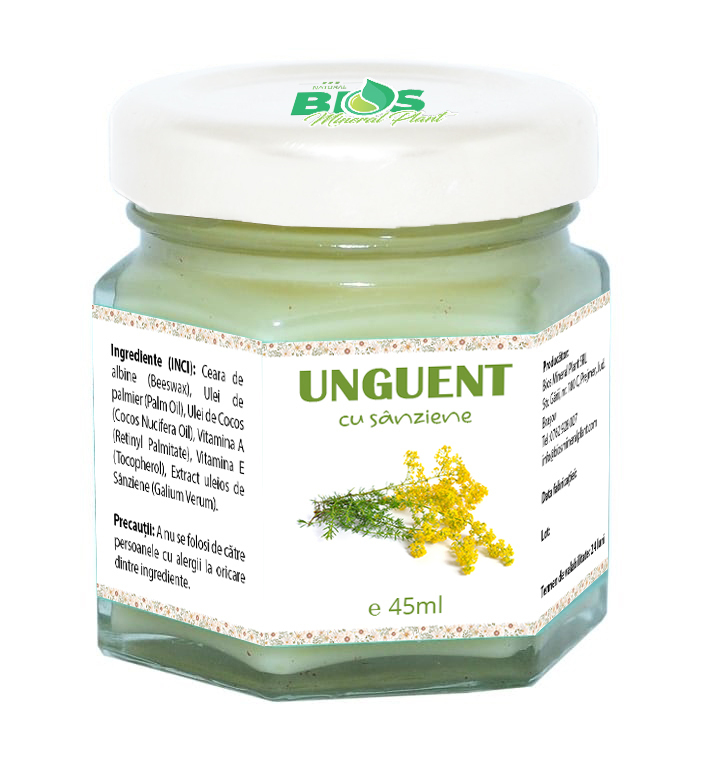 Unguent cu sanziene 45ml Bios Mineral Plant