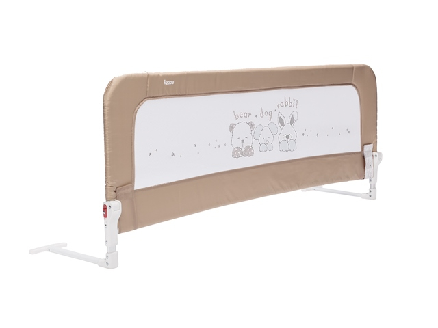 Bariera de siguranta Monna Animal Beige pentru pat 150 cm Zopa