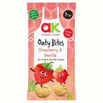 Biscuiti copii fara lactate capsuni si vanilie AK 4x20g