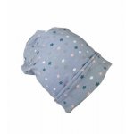 Caciula Blue Stars cu bordura KidsDecor in strat dublu 50.5-52 cm