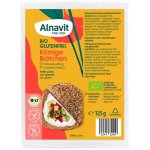 Chifle cu seminte fara gluten precoapte bio 125g 2 buc. Alnavit