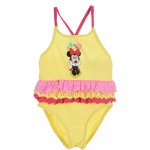 Costum baie cu volanase SunCity Minnie Mouse Galben 86 cm