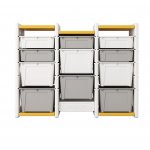 Dulap modular pentru depozitare jucarii Nichiduta 11 Storage Box Yellow