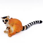 Figurina Parodi Lemur cu pui 14 cm