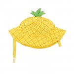 Palarie de soare Zoocchini  UPF50 + Marime L 12-24 Luni - Ananas