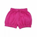 Pantaloni scurti bufanti de vara Too pentru copii din muselina Pink Pop 3-6 luni