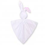 Mini paturica Cuddly Rabbit Double-sided Pink Stars