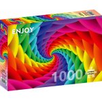 Puzzle 1000 piese Enjoy  Gradient Rainbow Swirl