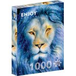 Puzzle 1000 piese Enjoy Starry Lion + folii pentru lipit puzzle Enjoy 5410