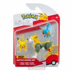 Set 3 figurine de actiune Pokemon Mudkip & Pikachu & Boltund 3buc