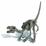 Set educativ sapa si descopera dinozauri Velociraptor