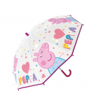 Umbrela Ttransparenta ploaie 46 cm Peppa Pig