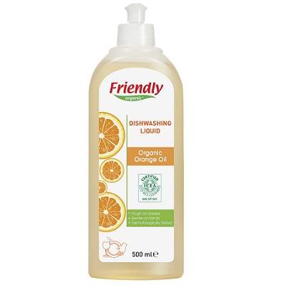 Detergent de vase cu portocale Friendly Organic 500 ml 500 imagine noua responsabilitatesociala.ro