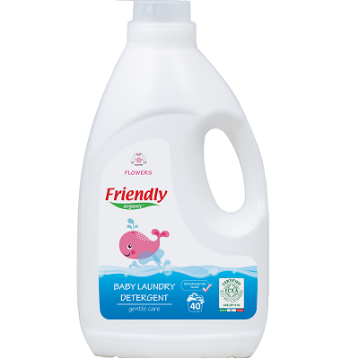 Detergent rufe Friendly Organic pentru bebe cu miros de flori 2000 ml