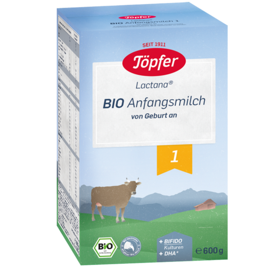 Formula de lapte praf Bio 1 +0 luni 600 gr Topfer