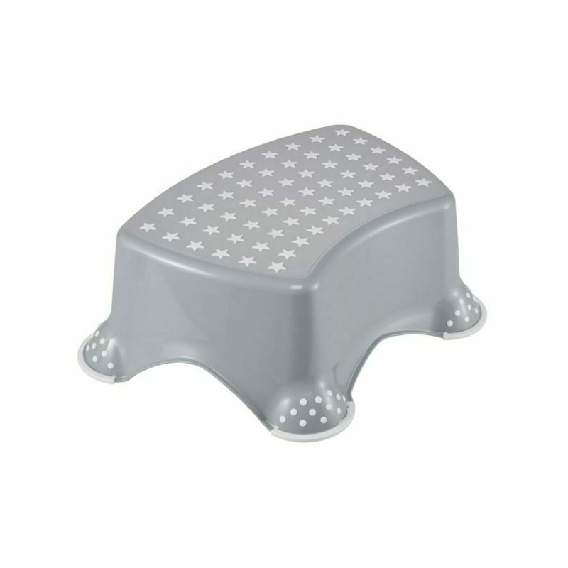 Inaltator de baie antiderapant Stars Cu baza antialunecare Keeeper Grey Antialunecare
