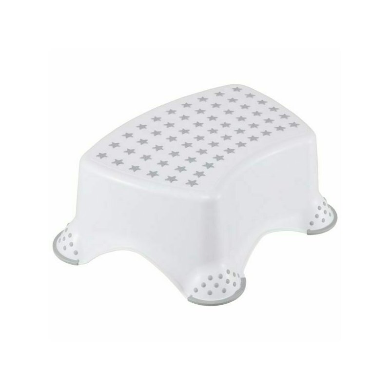 Inaltator de baie antiderapant stars cu baza antialunecare keeeper white