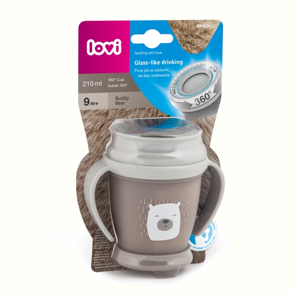 Cana mini 360 Lovi 210 ml Buddy Bear unisex 1600 1600 imagine noua responsabilitatesociala.ro