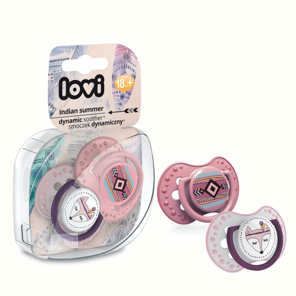Set 2 suzete silicon dinamic lovi 18+ m indian summer 22876 girl