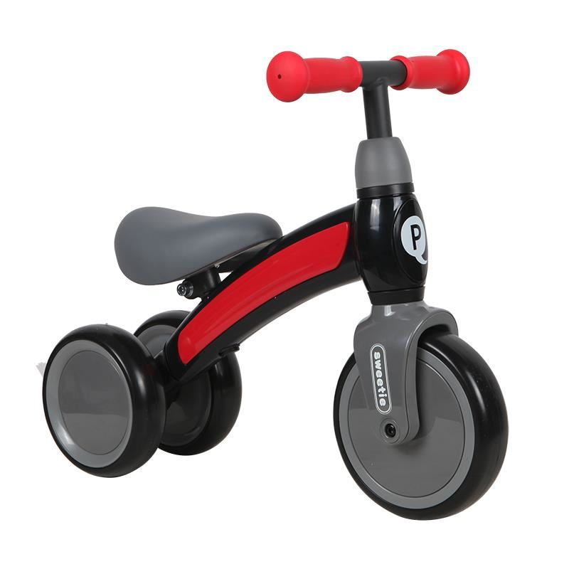 Mini-pushbike Qplay Sweetie Rosu biciclete imagine noua responsabilitatesociala.ro