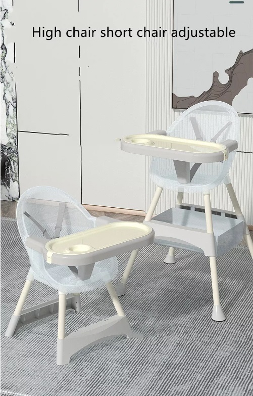 Scaun de masa Little Mom New Fashion Dinning Chair WhitePudra - 4 | YEO