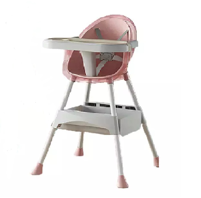 Scaun de masa Little Mom New Fashion Dinning Chair Pink - 3 | YEO