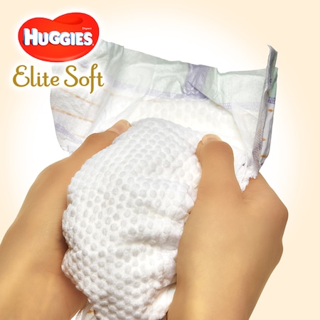 Scutece Huggies Elite Soft 2, 4-6 kg 132 buc - 3 | YEO