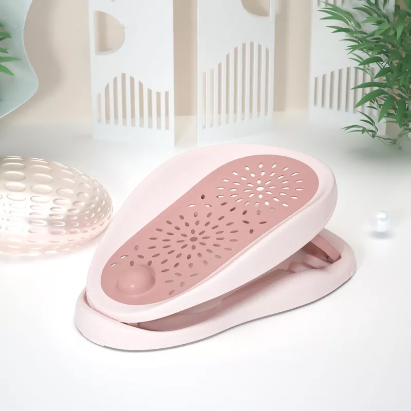 Suport de baie reglabil 2 in 1 Little Mom Soft Tina Delux Pink accesorii imagine 2022
