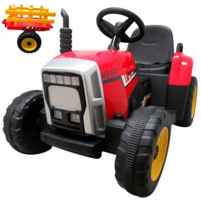Tractor electric pe baterie si muzica C1 R Sport Rosu - 1