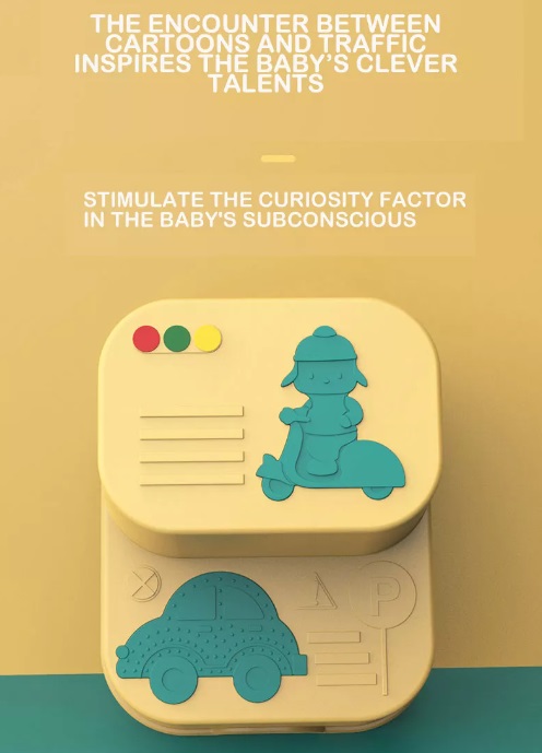 Treapta inaltatoare dubla Little Mom Traffic Yellow - 1 | YEO