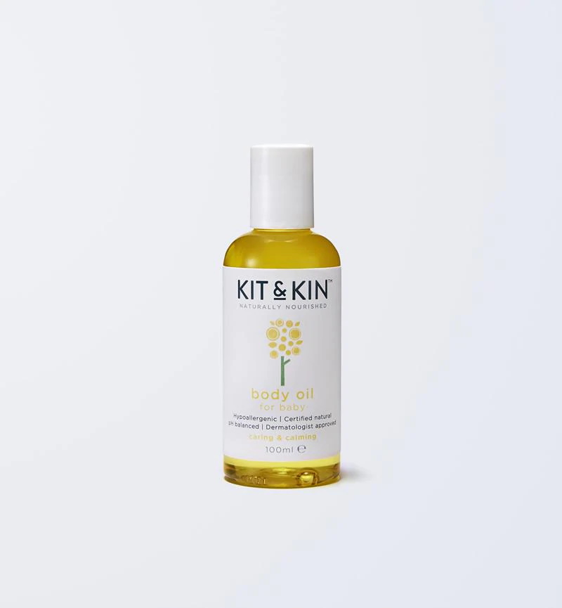 Poze Ulei natural KitKin pentru masaj bebelusi 100ml nichiduta.ro 