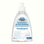 Detergent lichid Canpol Babies hipoalergenic pentru biberoane si tetine 500ml 1/500