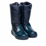Cizme fete inalte Bibi Urban Boots azul imblanite 25 EU