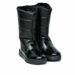 Cizme fete inalte Bibi Urban Boots black imblanite 25 EU