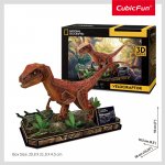 Puzzle 3D Velociraptor 63 piese Cubic Fun