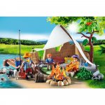 Camping in familie Playmobil