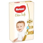 Scutece Huggies Elite Soft 4, 8-14 kg, 66 buc si Servetele umede Huggies Pure Biodegradabile, 56 buc