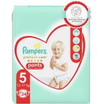 Scutece-chilotel Pampers Premium Care Pants Value Pack marimea 5, 12-17 kg 34 buc