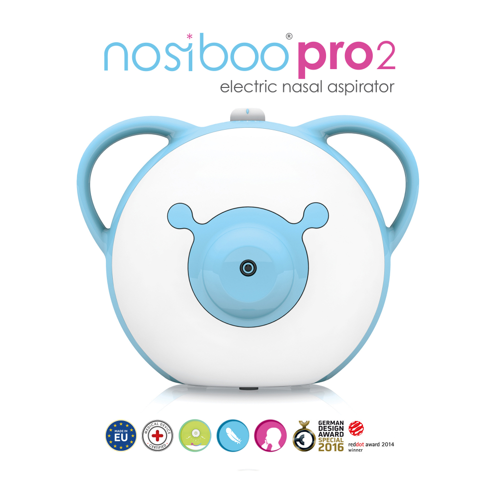 Aspirator nazal electric Nosiboo Pro2 Albastru albastru: Aspiratoare Nazale