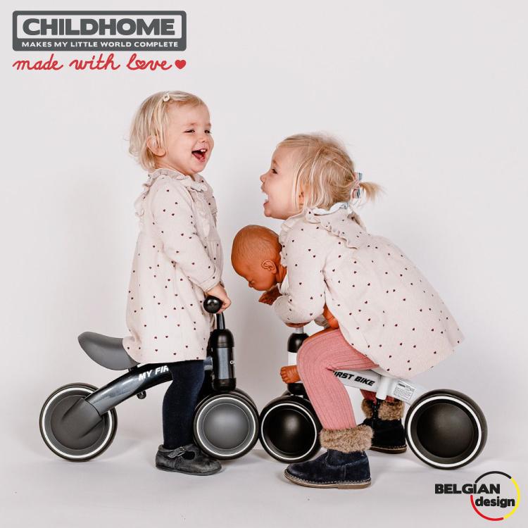 Bicicleta Childhome echilibru 18-36 luni metal Gri - 2
