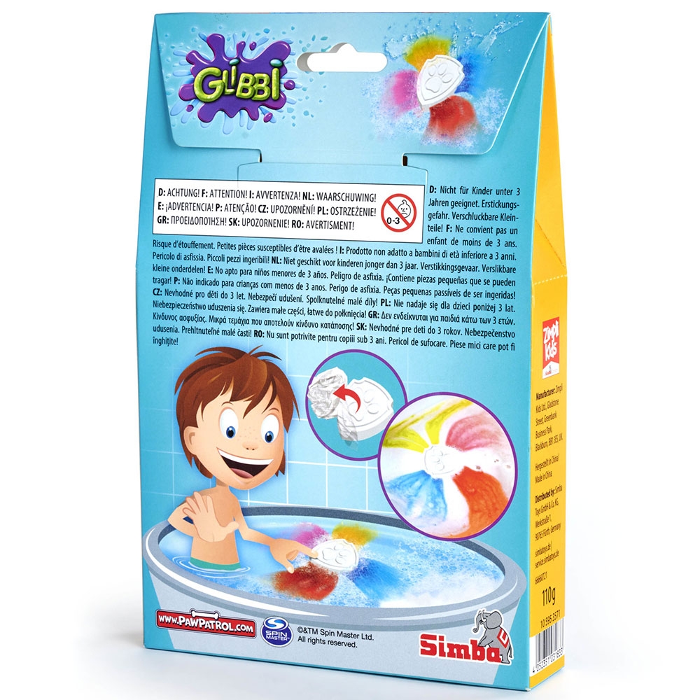 Bila efervescenta pentru baie Glibbi Paw Patrol Bathbomb Simba - 3 | YEO