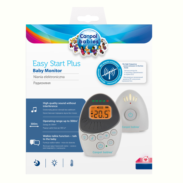 Monitor pentru bebelusi Canpol Babies Easy Start Plus 77101 77101 imagine noua responsabilitatesociala.ro