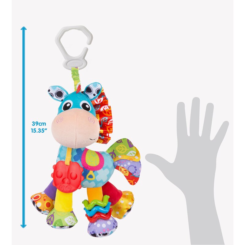 Jucarie pentru caruciorscoica autopatut Playgro Activity Friend Clip Clop 39 cm - 1