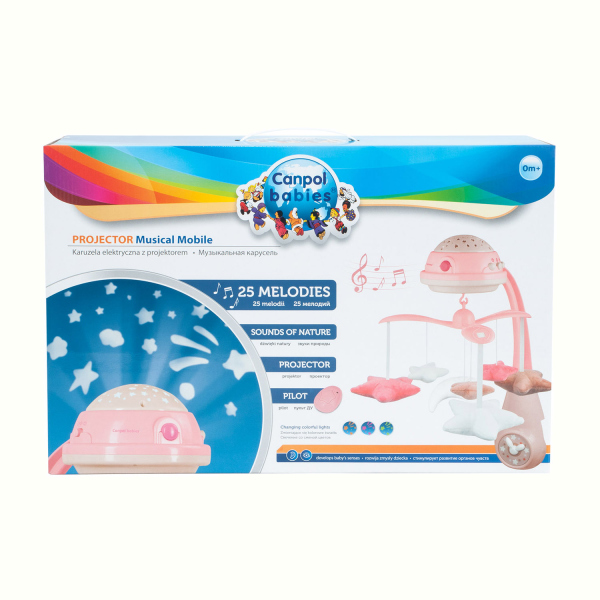 Jucarie mobila cu proiector Canpol Babies 75100 pink Camera copilului 2023-09-25 3