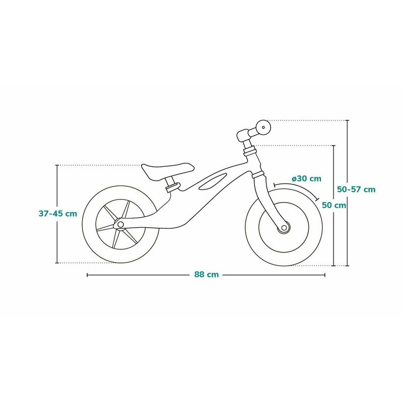 Bicicleta usoara fara pedale Lionelo cu roti gonflabile 12 inch Bart Air Pink Violet Air imagine 2022 protejamcopilaria.ro