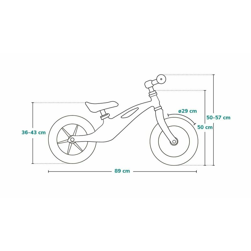 Bicicleta Usoara Fara Pedale Lionelo Cu Cadru Din Magneziu Bart Tour 12 Grey Stone