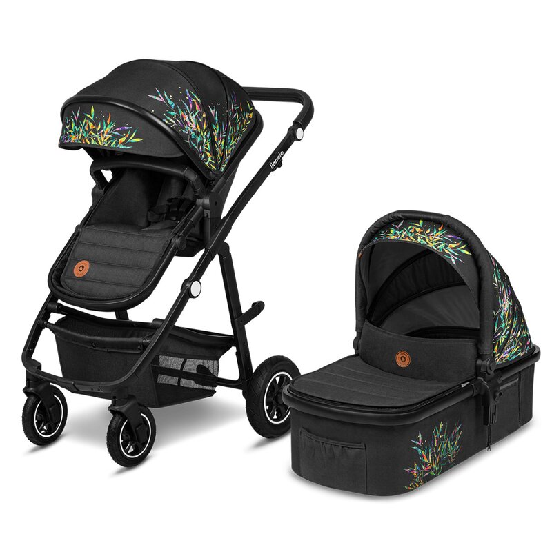 Carucior Compact Lionelo Amber Dreamin 2 In 1 Reversibil Geanta Parinti Pana La 22 Kg Negru