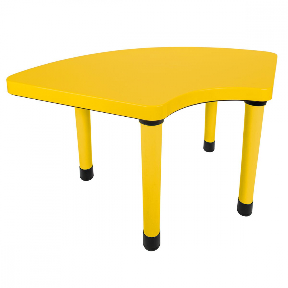 Masuta Pilsan cu inaltime reglabila Happy Table Yellow - 1 | YEO